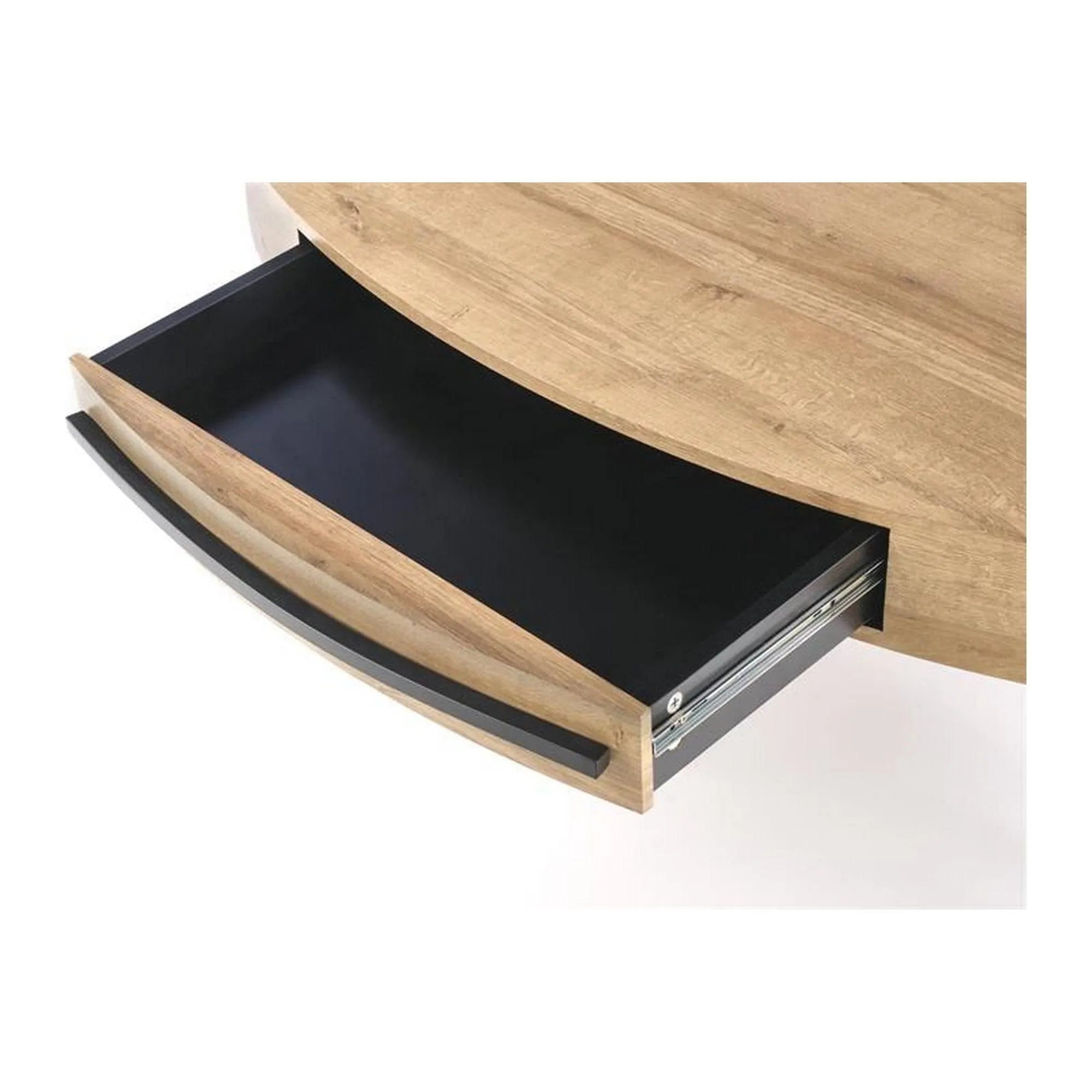 Masuta cafea HOUSTON OCN-37094, stejar auriu/negru