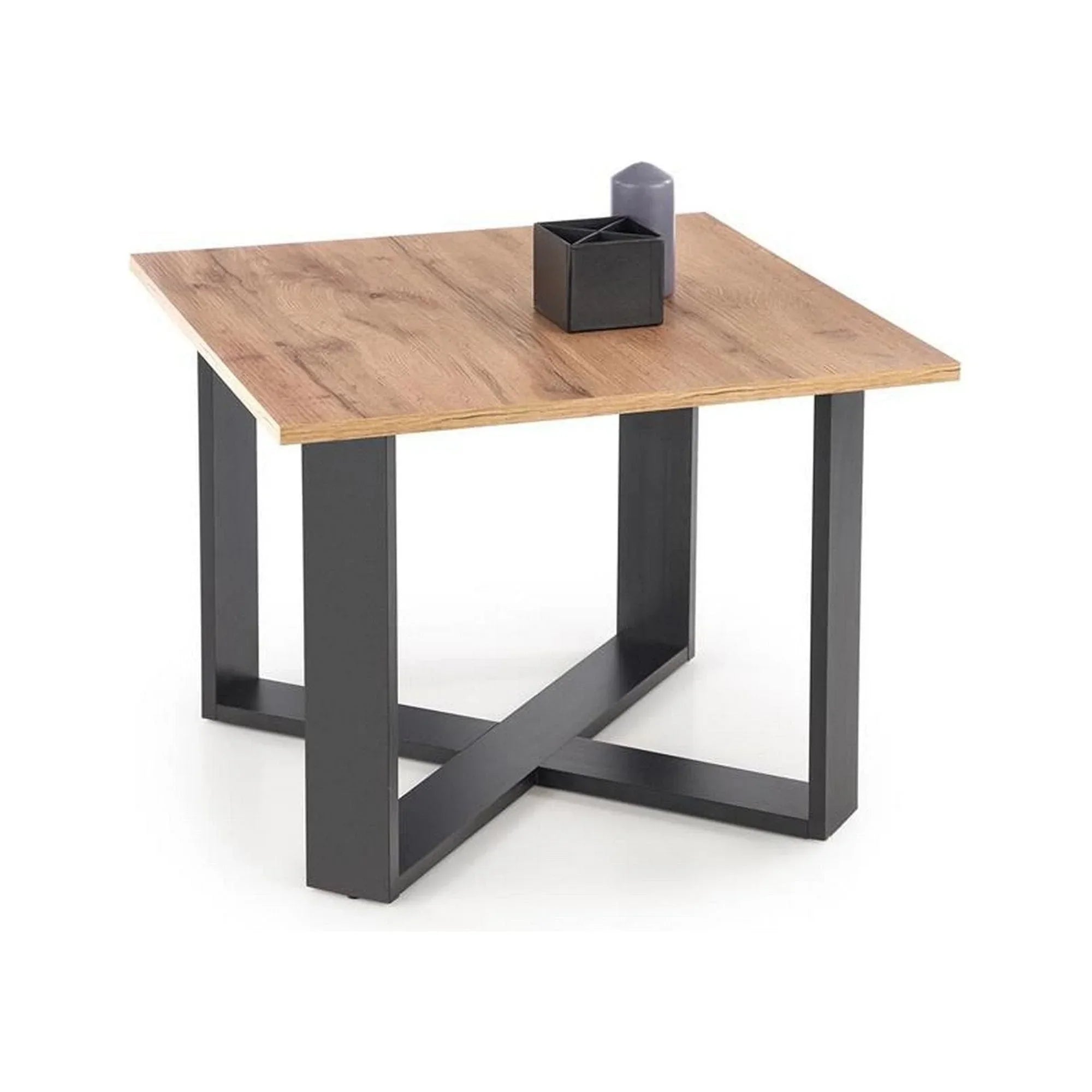 Masuta cafea HOUSTON OCN-37096, stejar wotan/negru