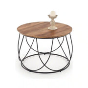 Masuta cafea HOUSTON OCN-37122, nuc/negru