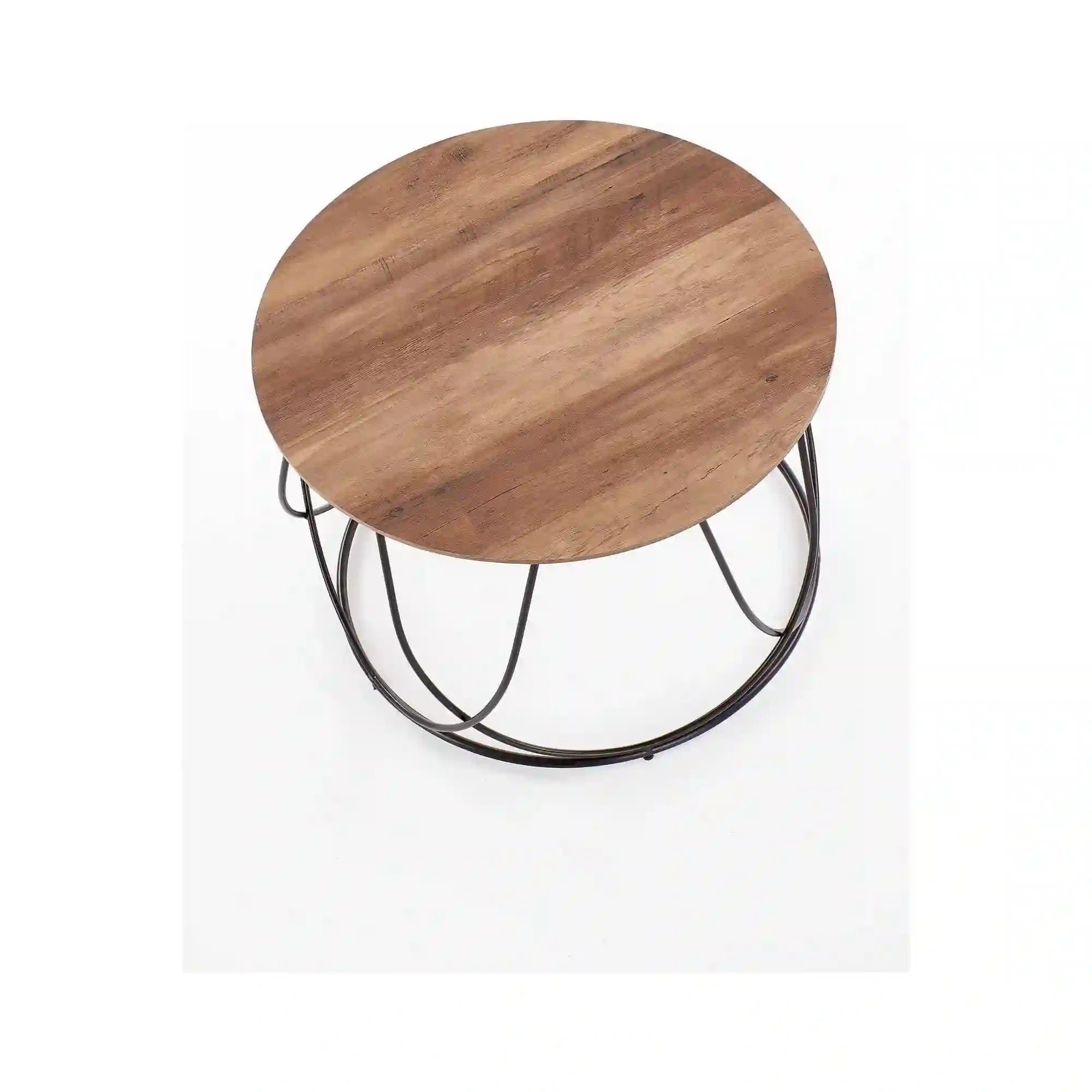 Masuta cafea HOUSTON OCN-37122, nuc/negru