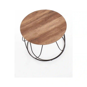 Masuta cafea HOUSTON OCN-37122, nuc/negru