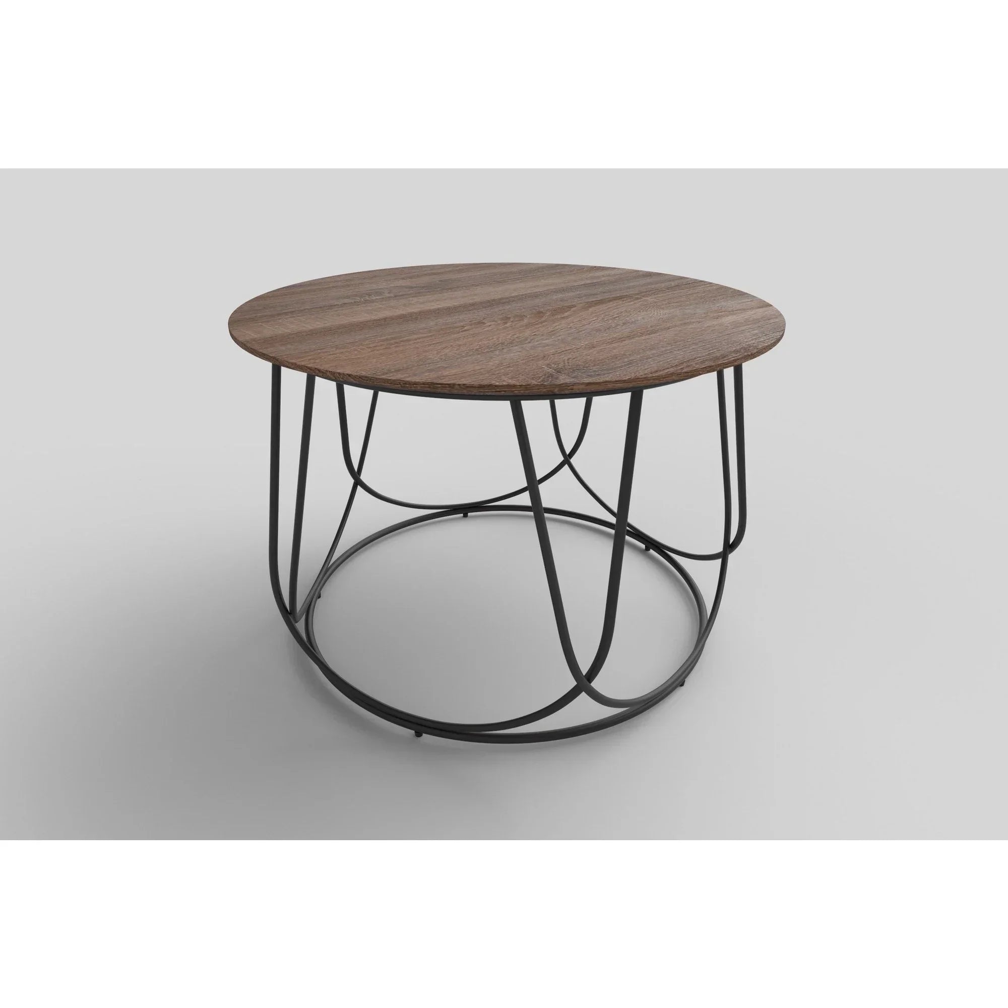 Masuta cafea HOUSTON OCN-37122, nuc/negru