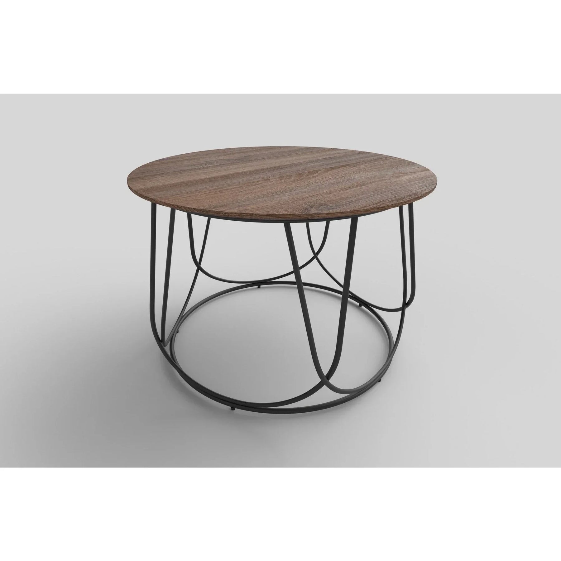 Masuta cafea HOUSTON OCN-37122, nuc/negru