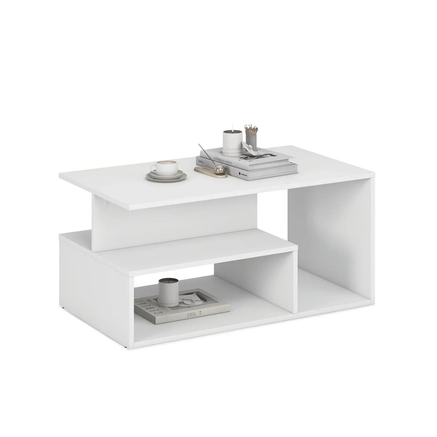 Masuta cafea HOUSTON OCN-37160, alb