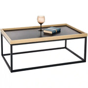 Masuta cafea HOUSTON OCN-37178, stejar/negru