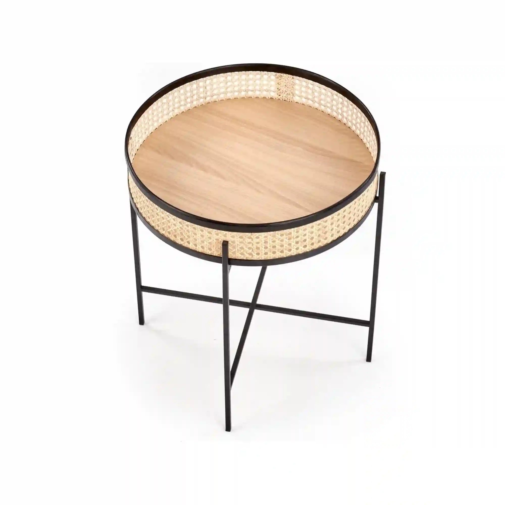 Masuta cafea HOUSTON OCN-37186, negru/stejar natural