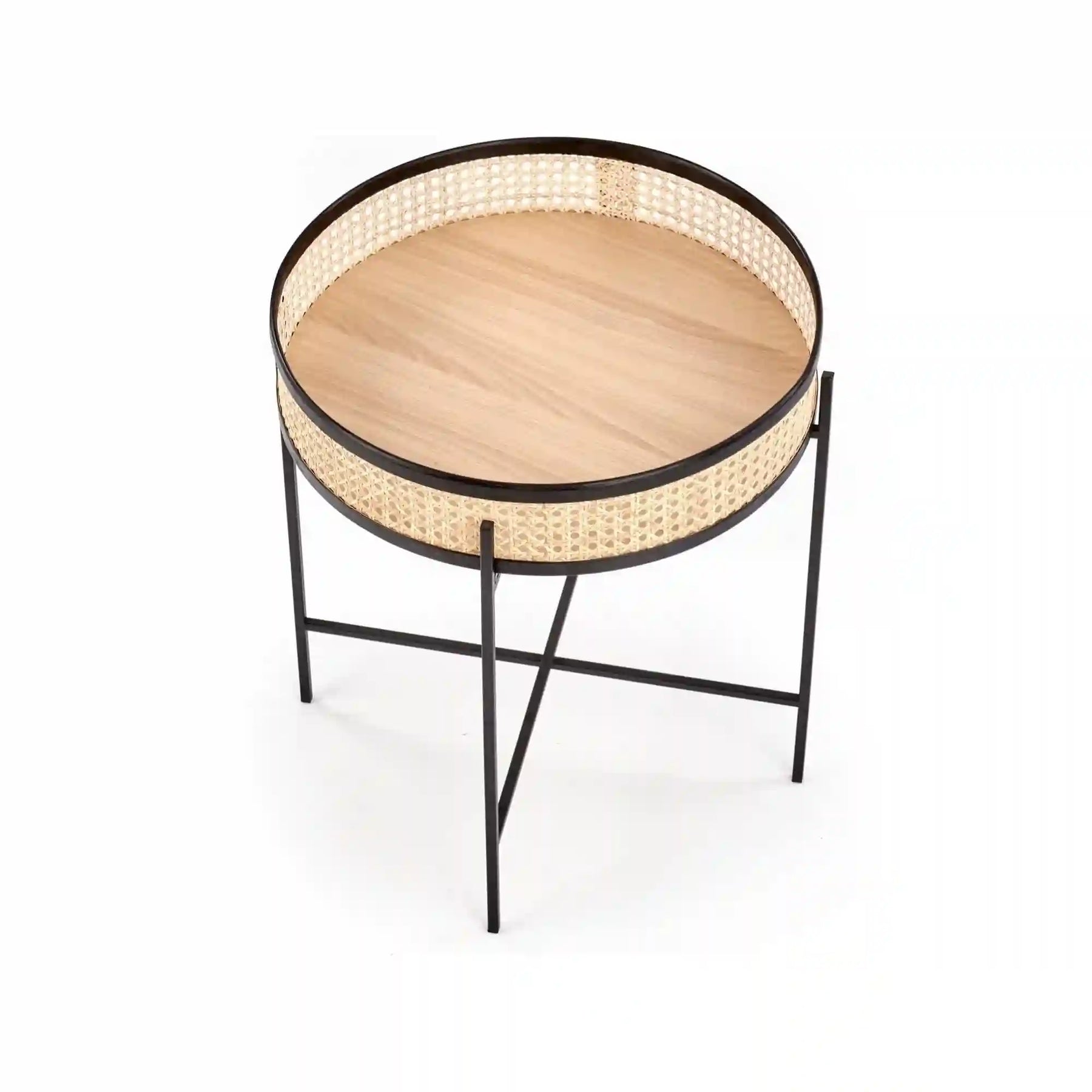 Masuta cafea HOUSTON OCN-37186, negru/stejar natural