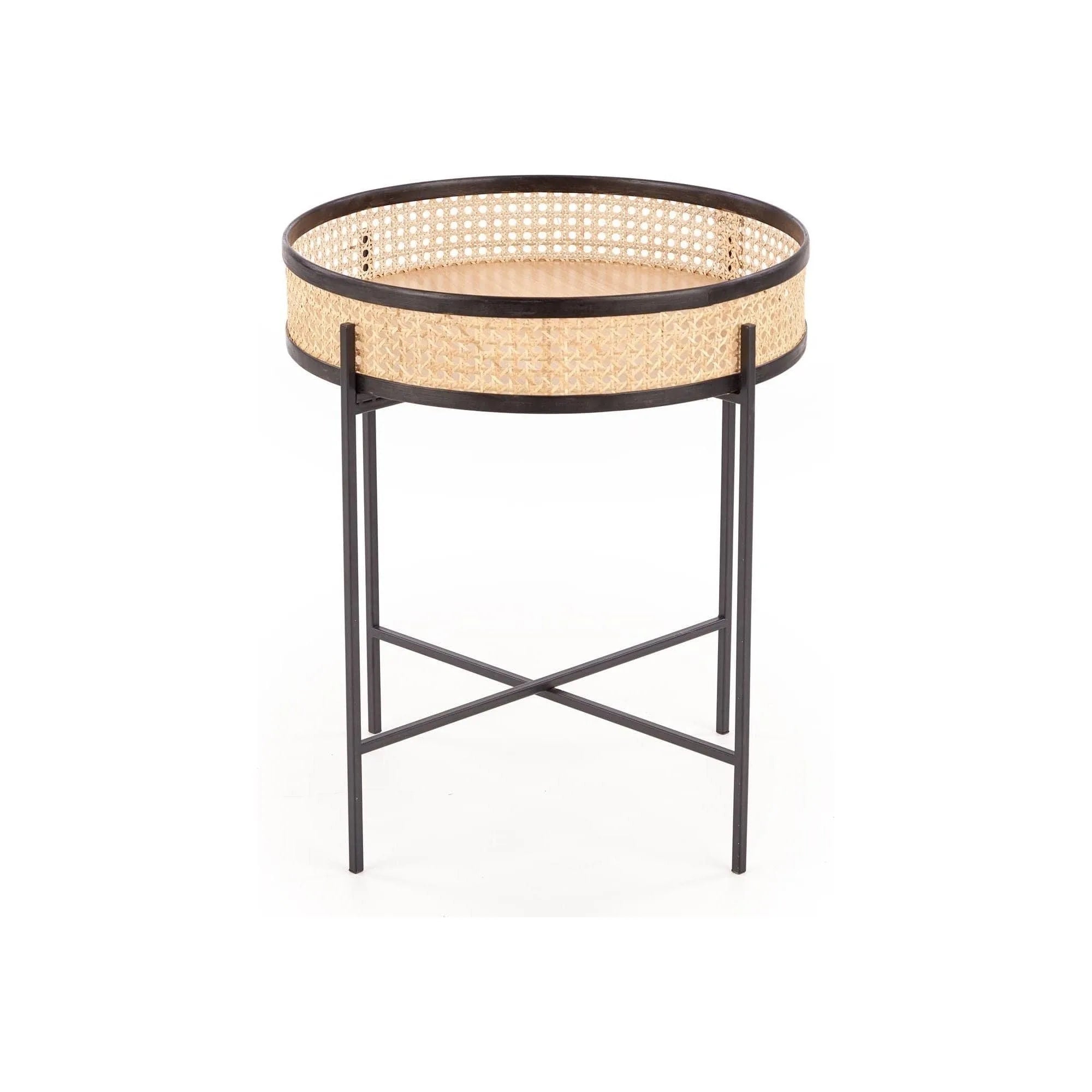 Masuta cafea HOUSTON OCN-37186, negru/stejar natural