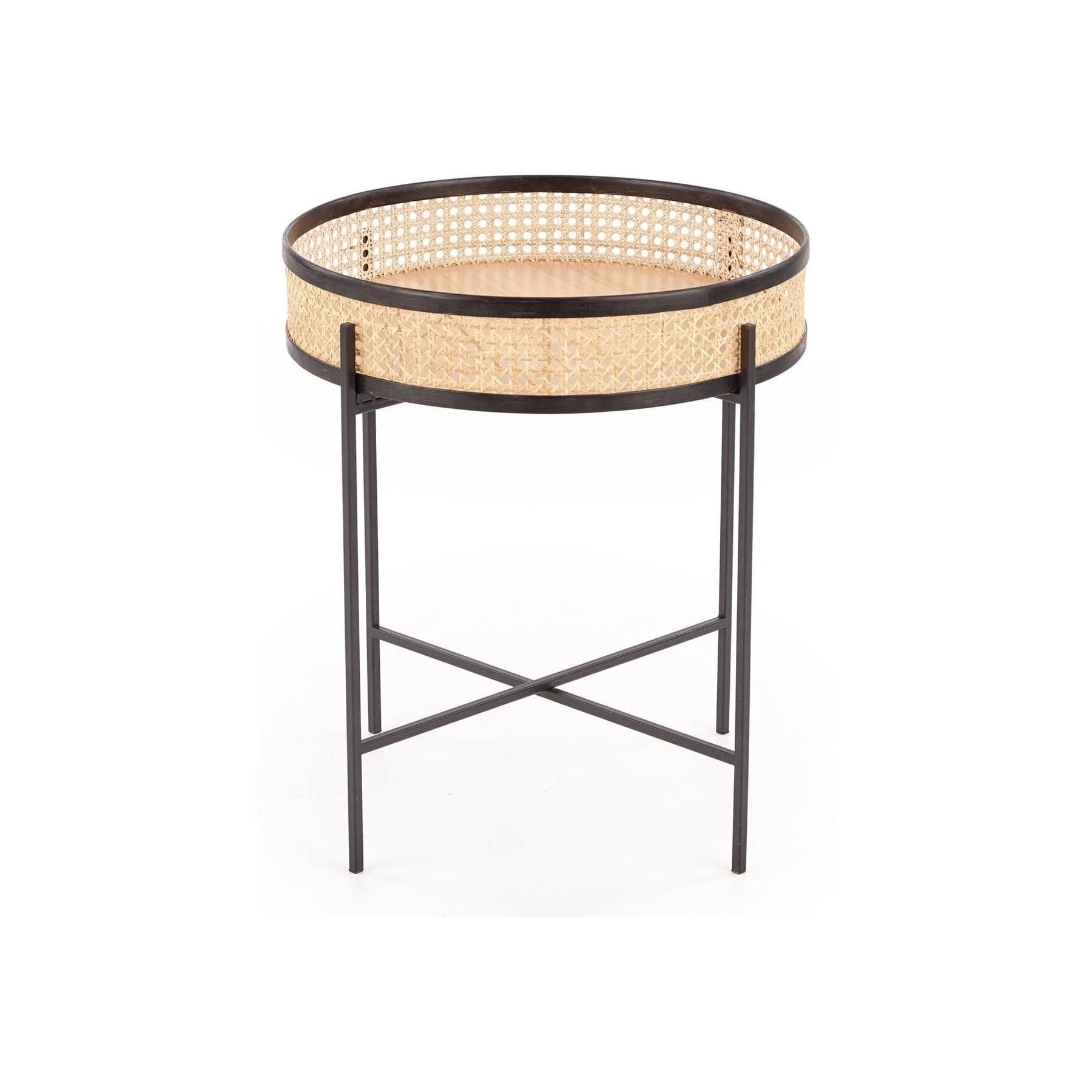 Masuta cafea HOUSTON OCN-37186, negru/stejar natural