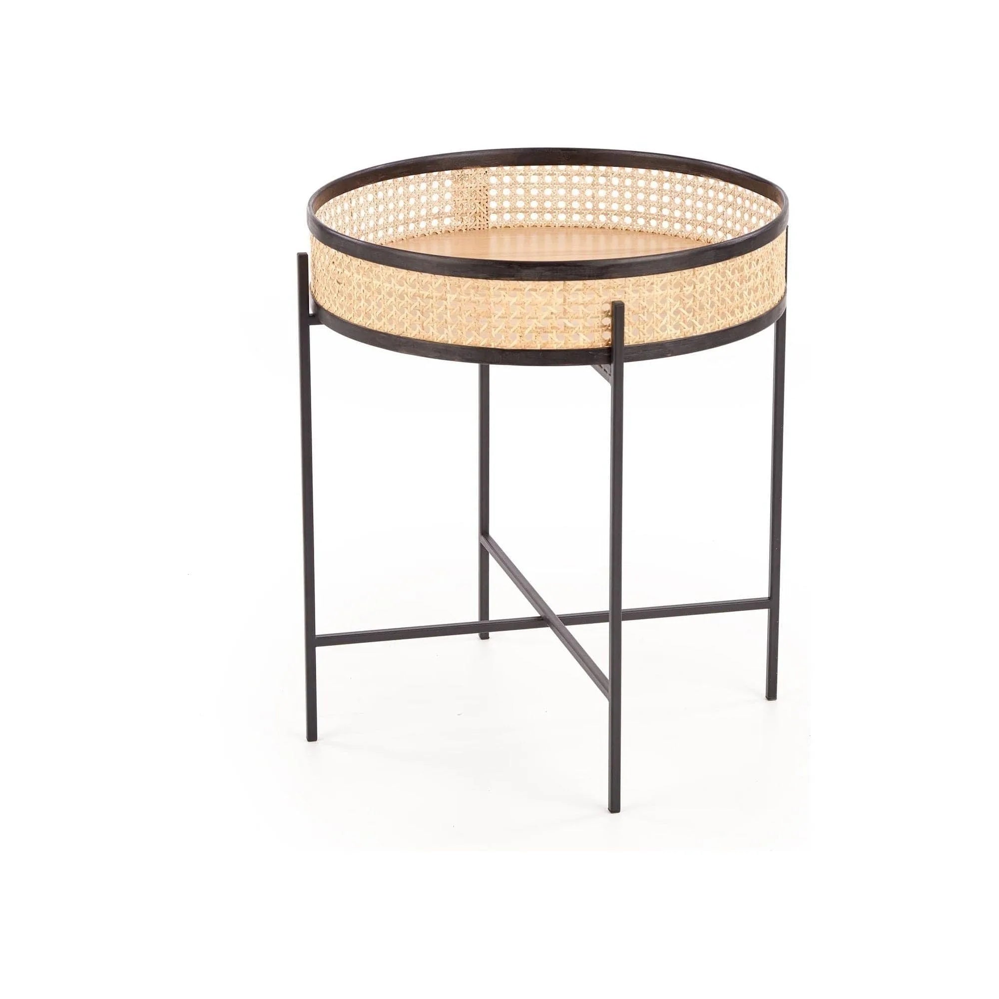 Masuta cafea HOUSTON OCN-37186, negru/stejar natural