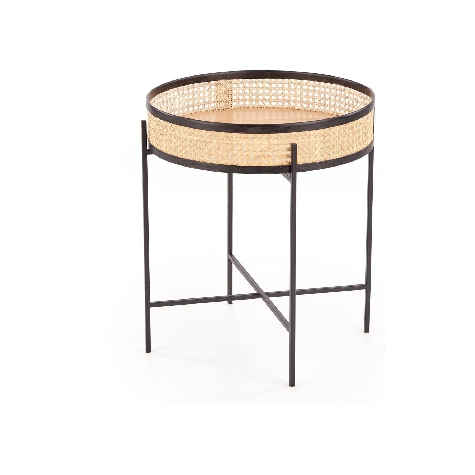 Masuta cafea HOUSTON OCN-37186, negru/stejar natural