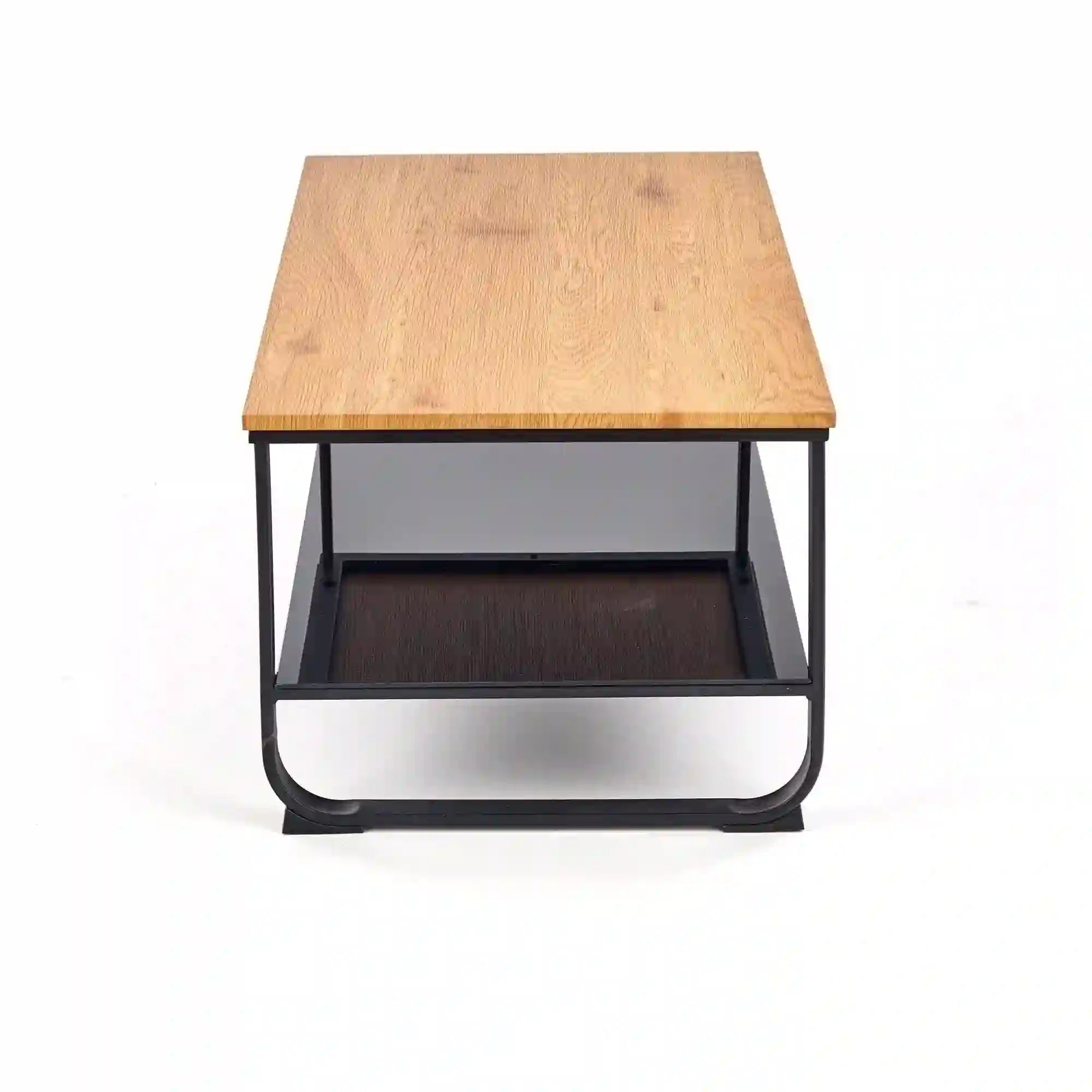 Masuta cafea HOUSTON OCN-37189, stejar auriu/negru