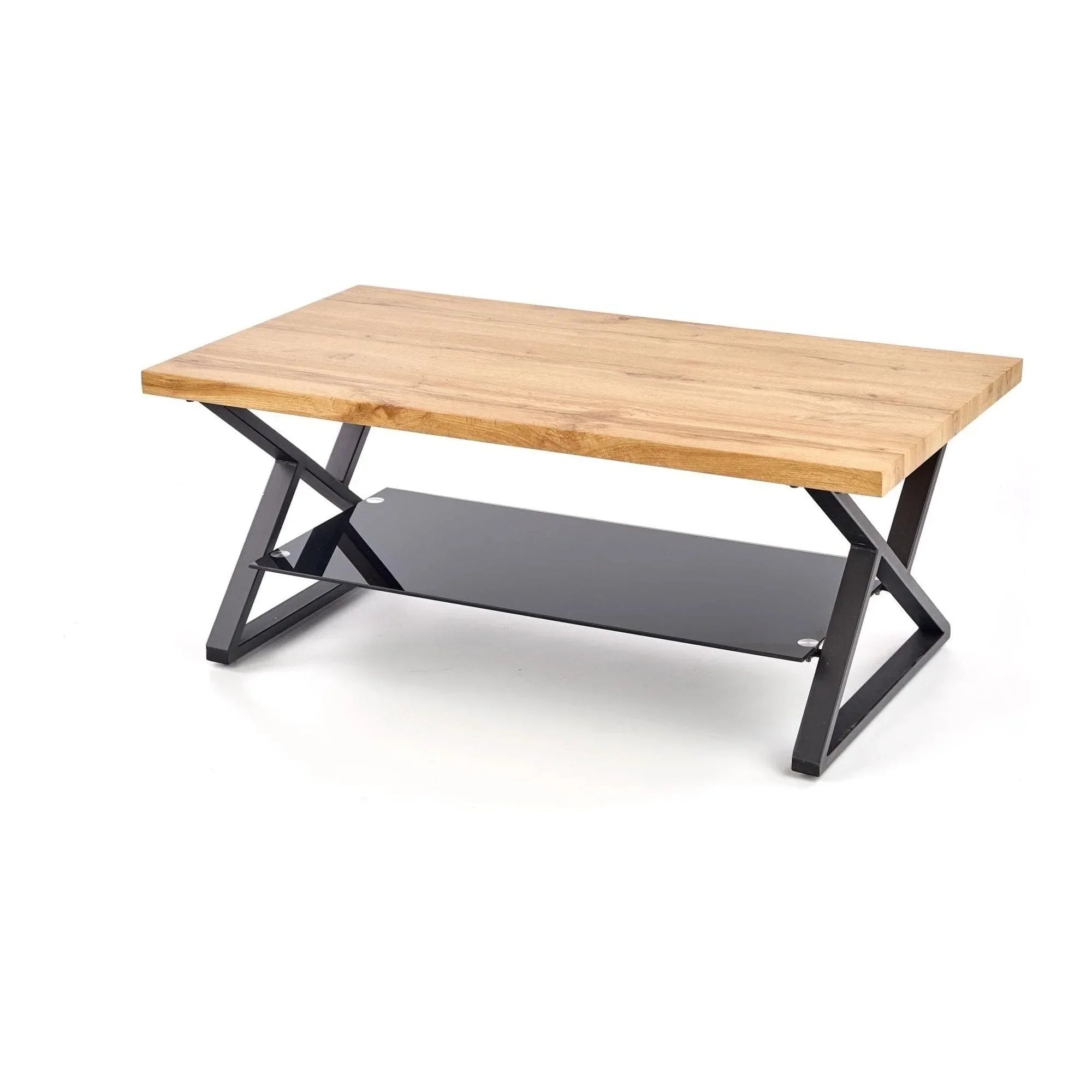 Masuta cafea HOUSTON OCN-37202, negru/stejar natural