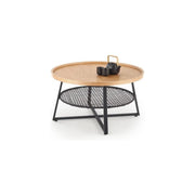 Masuta cafea HOUSTON OCN-37208, stejar natural/negru