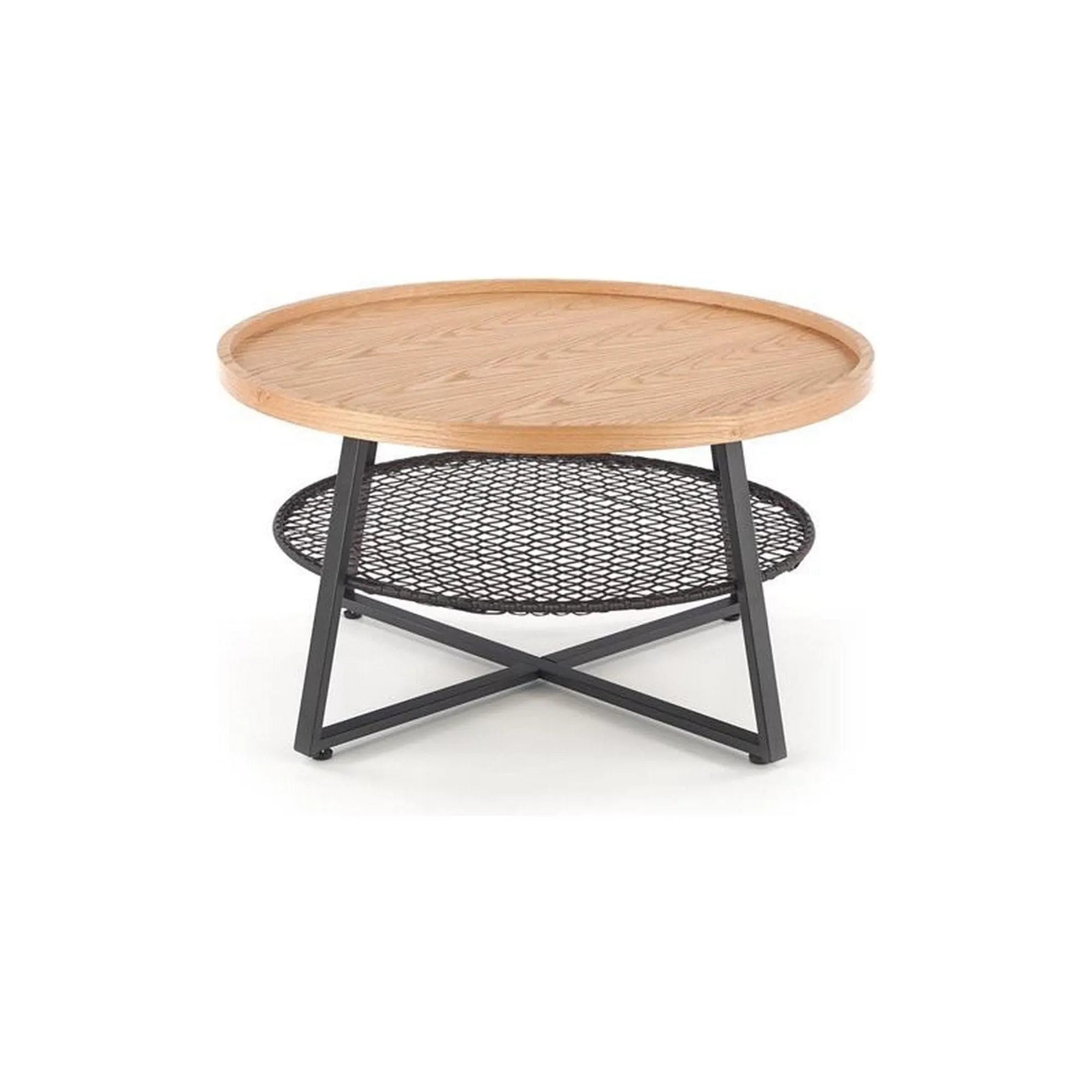 Masuta cafea HOUSTON OCN-37208, stejar natural/negru