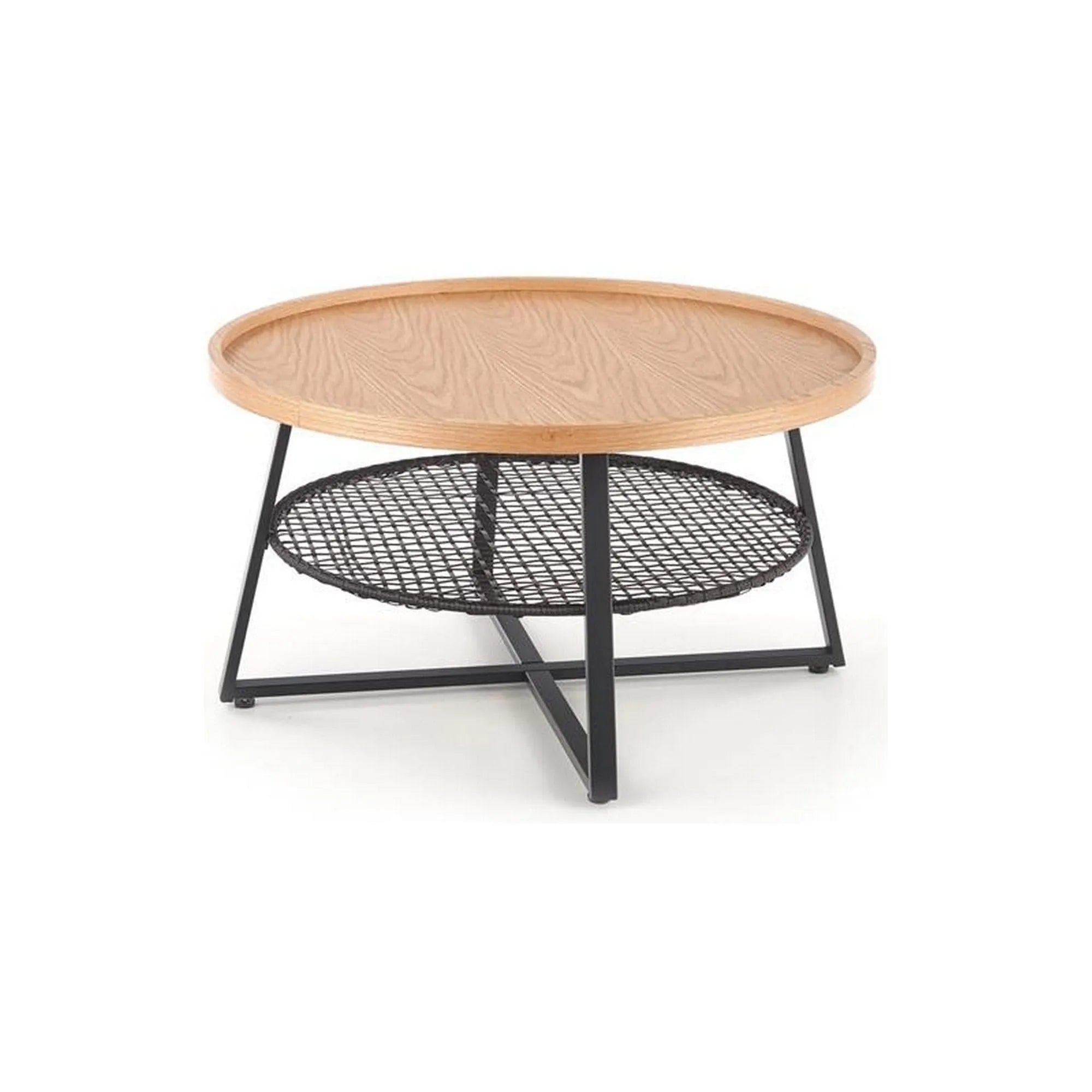 Masuta cafea HOUSTON OCN-37208, stejar natural/negru