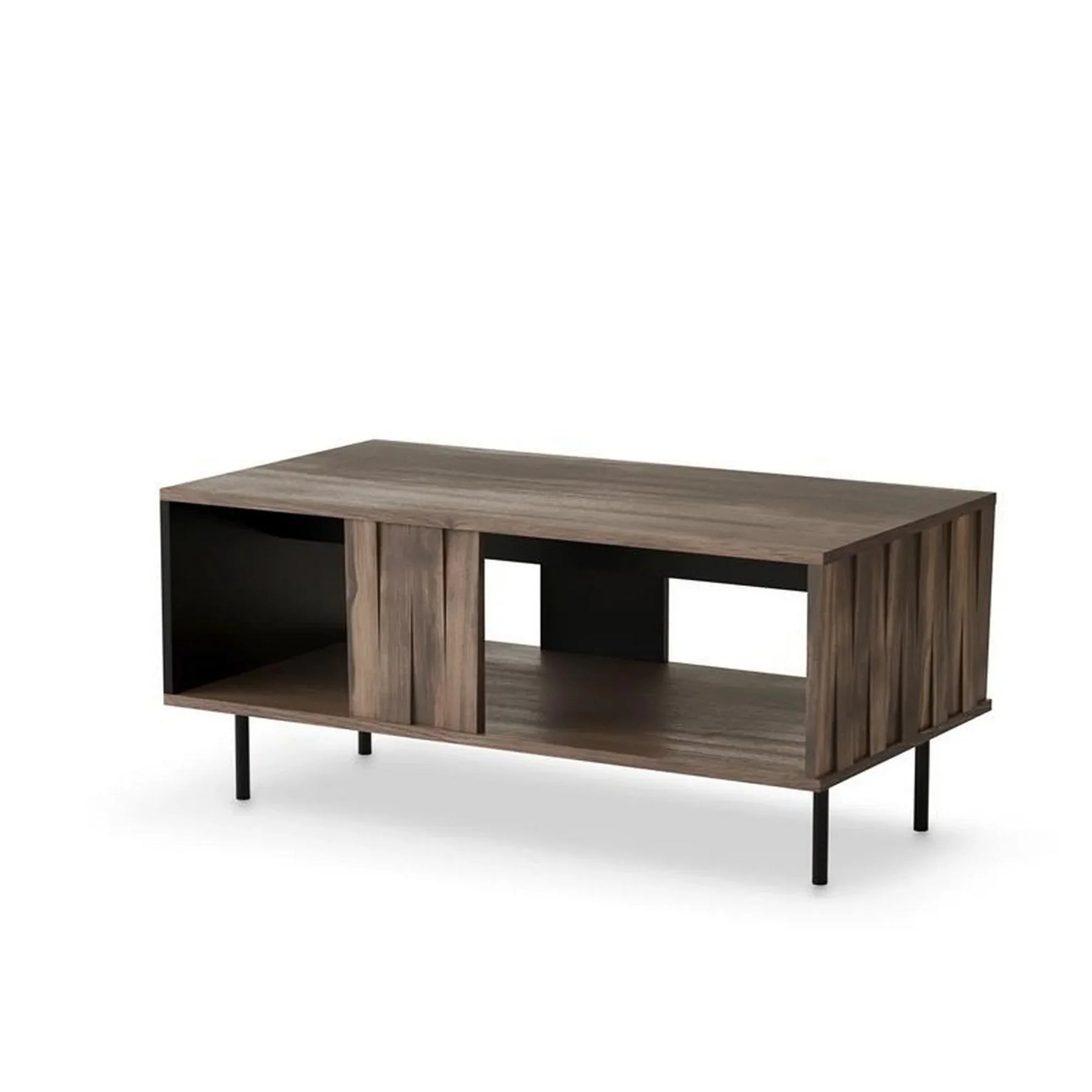 Masuta cafea HOUSTON OCN-37225, nuc/negru