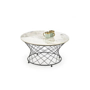 Masuta cafea HOUSTON OCN-37239, bej/marmura/negru