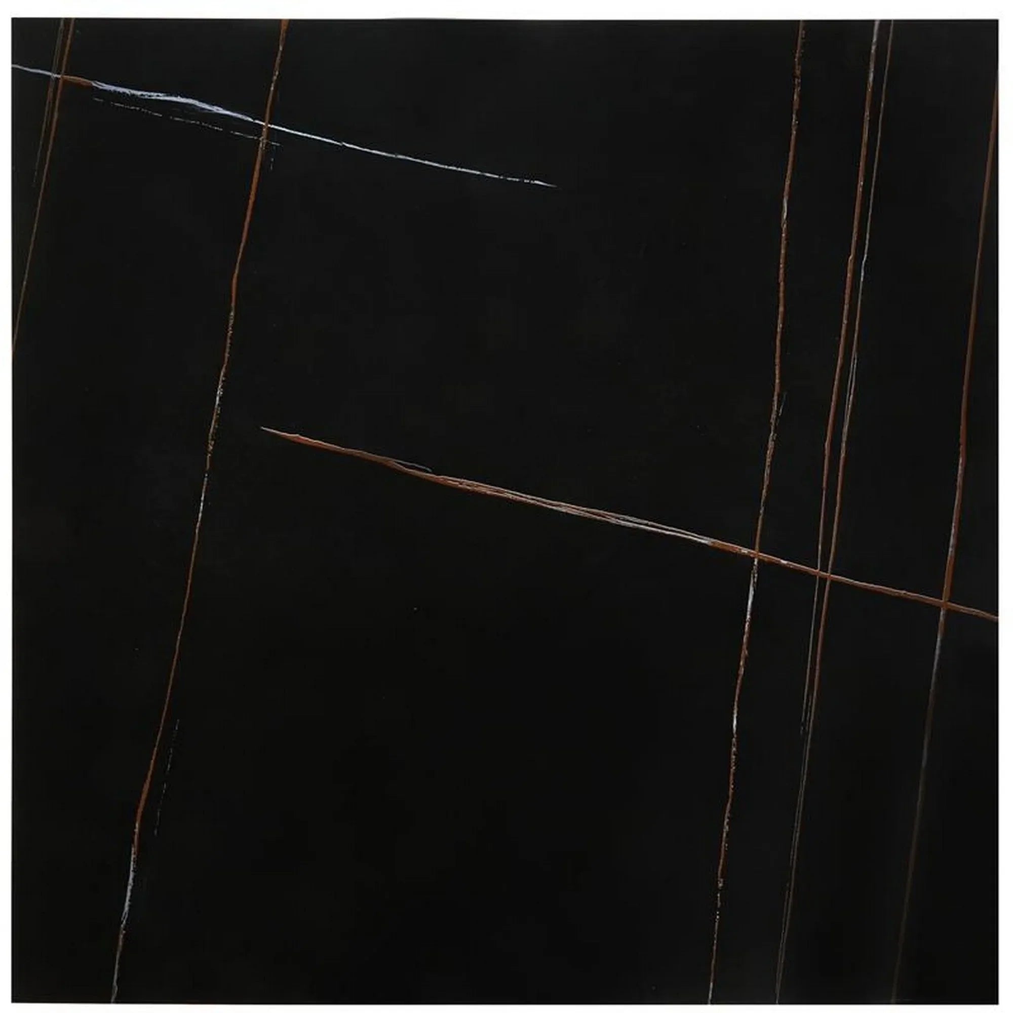 Masuta cafea HOUSTON OCN-37250, negru/auriu