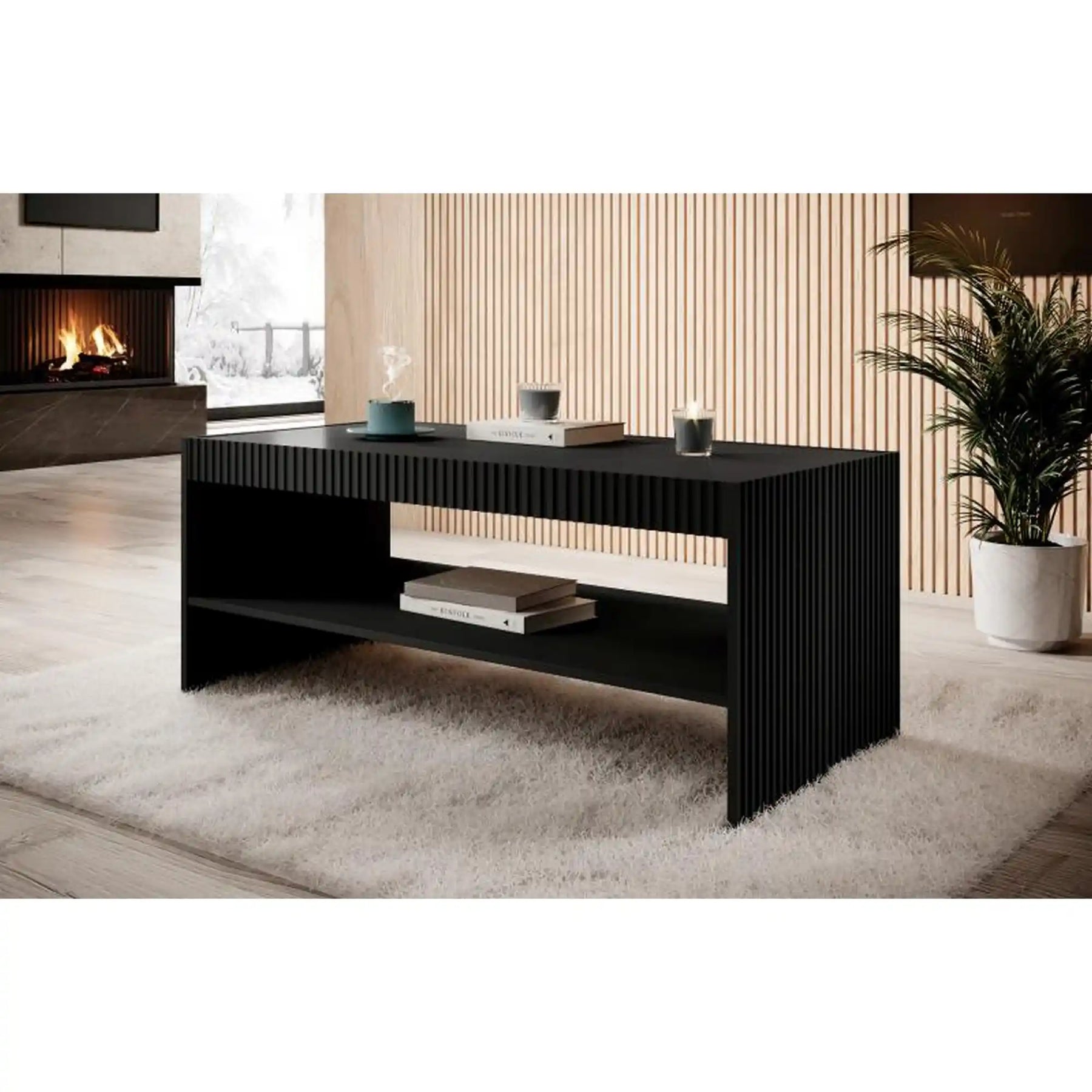 Masuta cafea HOUSTON OCN-37252, negru