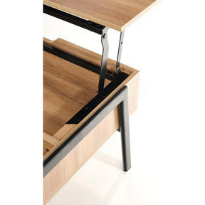 Masuta cafea HOUSTON OCN-37256, stejar/negru