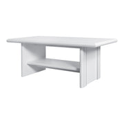 Masuta cafea IDENTO, alb, PAL, 130x65x51 cm