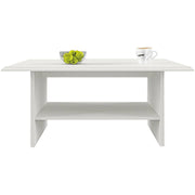 Masuta cafea VIENNA OCN-28150, alb vintage