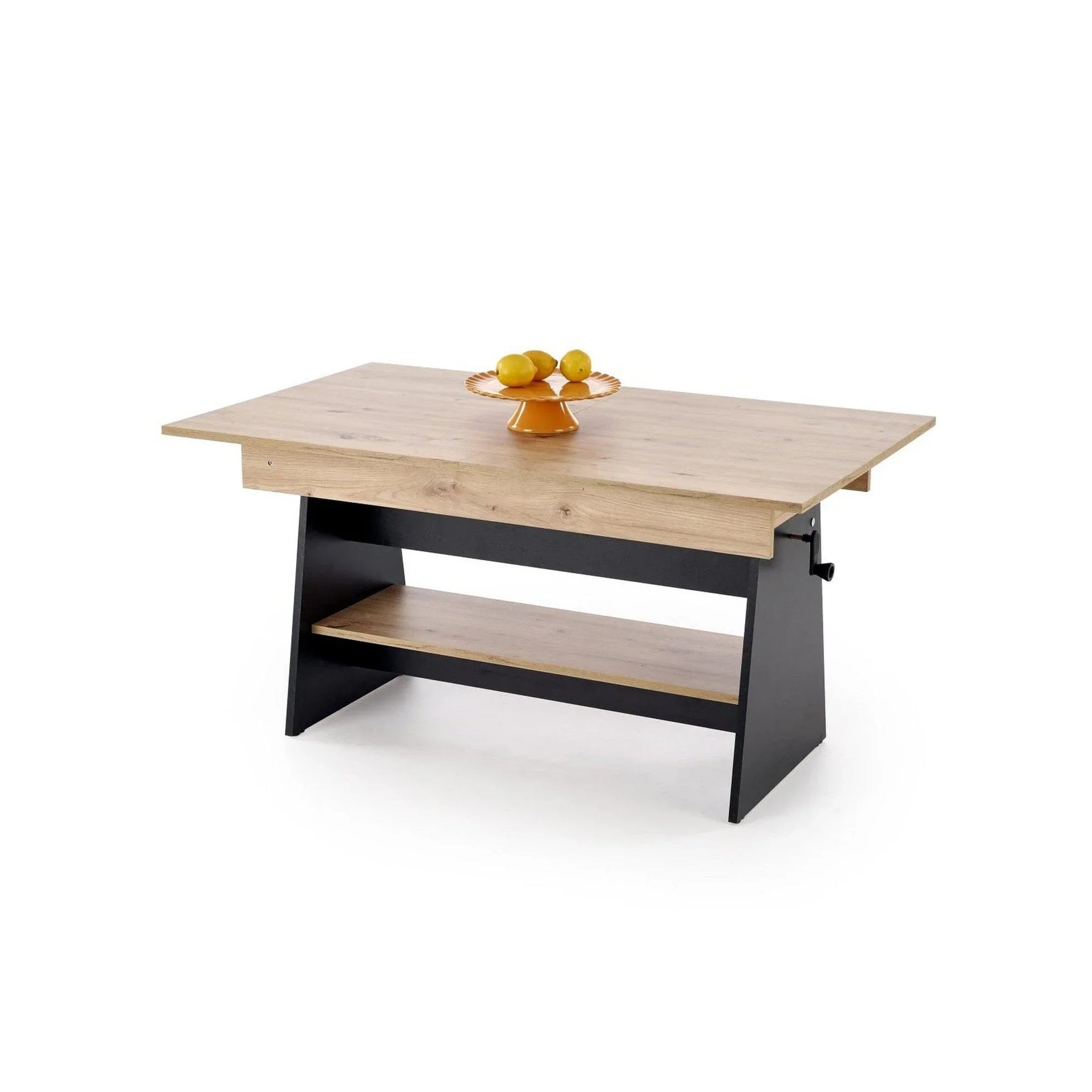 Masuta de cafea extensibila HOUSTON OCN-37248, stejar artisan/negru