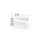 Masuta de cafea extensibila HOUSTON OCN-37249, alb