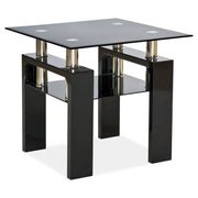 Masuta DETROIT OCN-39155, transparent/negru