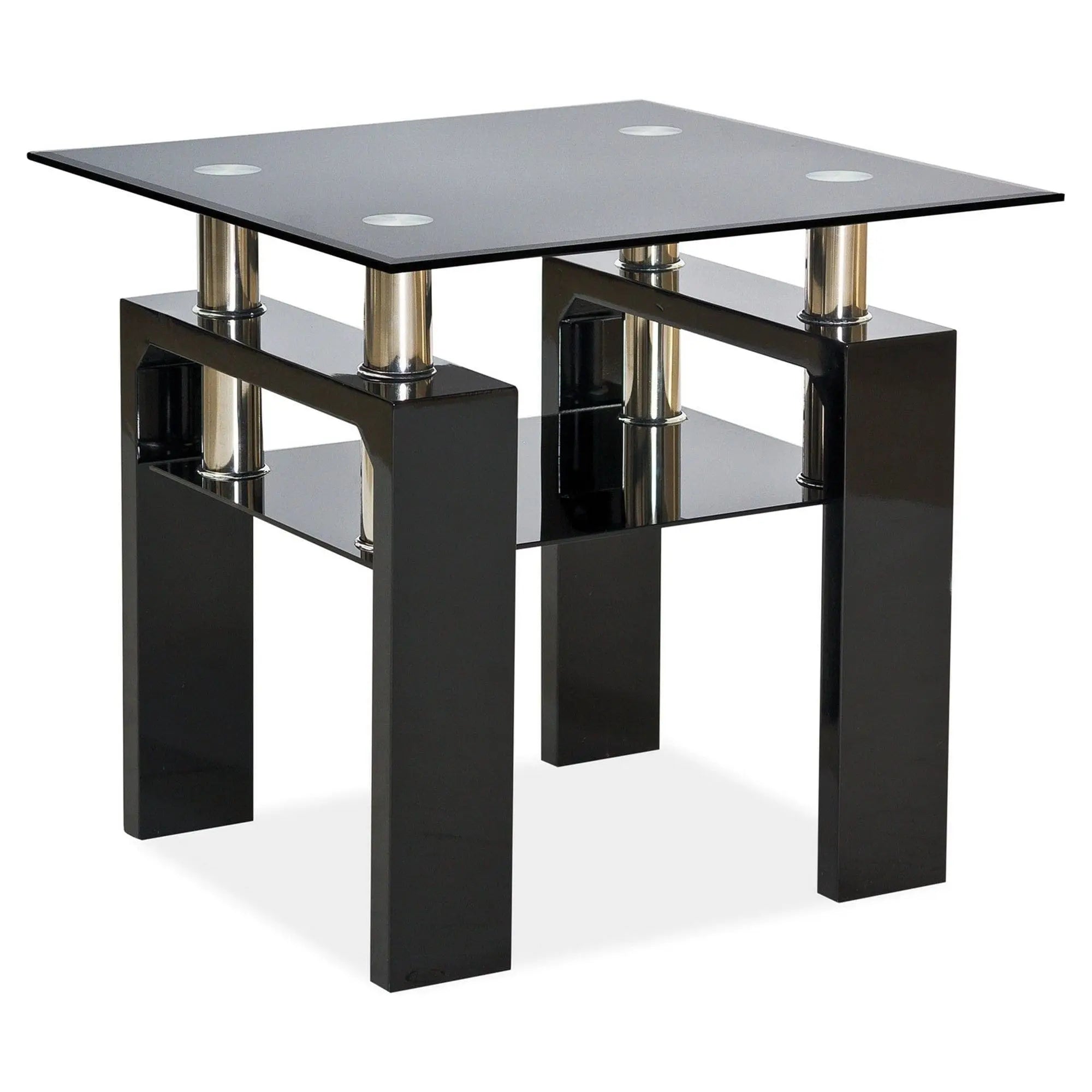 Masuta DETROIT OCN-39155, transparent/negru