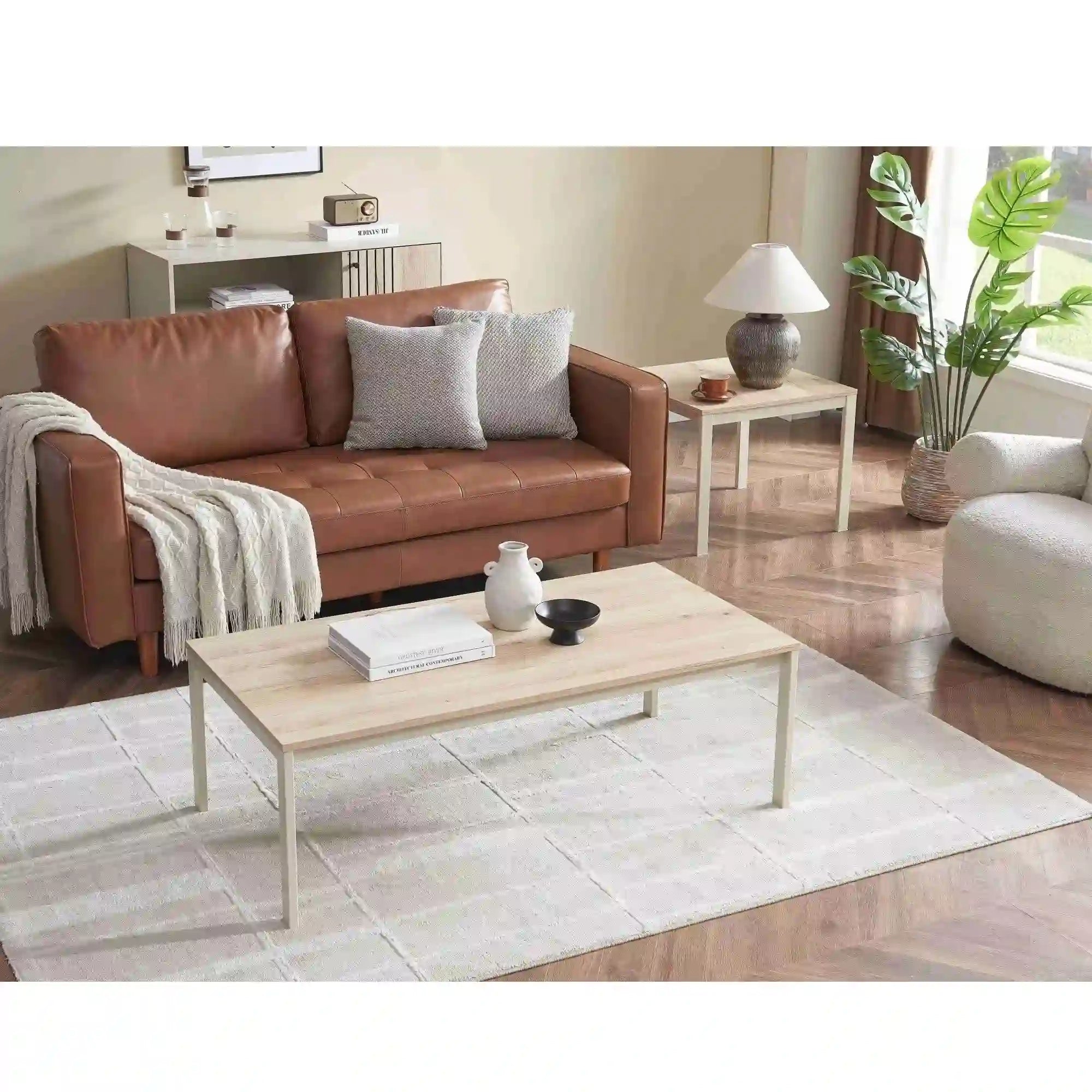 Masuta DETROIT OCN-39182, stejar alpin/alb