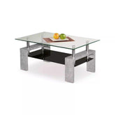 Masuta HOUSTON OCN-37115, transparent/gri beton