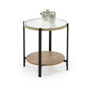 Masuta HOUSTON OCN-37176, transparent/negru