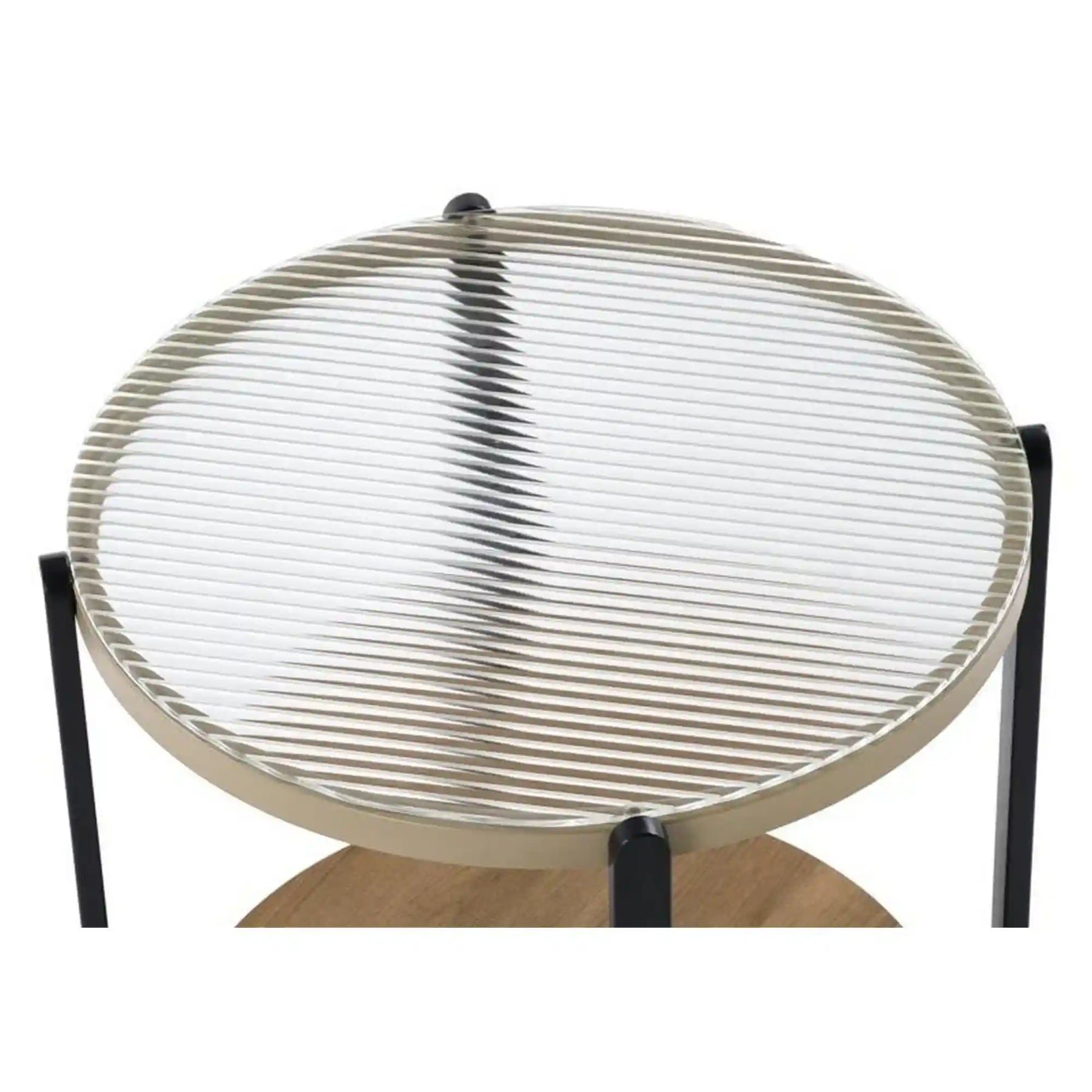 Masuta HOUSTON OCN-37176, transparent/negru