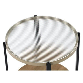 Masuta HOUSTON OCN-37176, transparent/negru