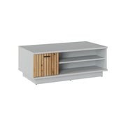 Masuta VERO, gri/stejar, PAL laminat, 100x60x42 cm