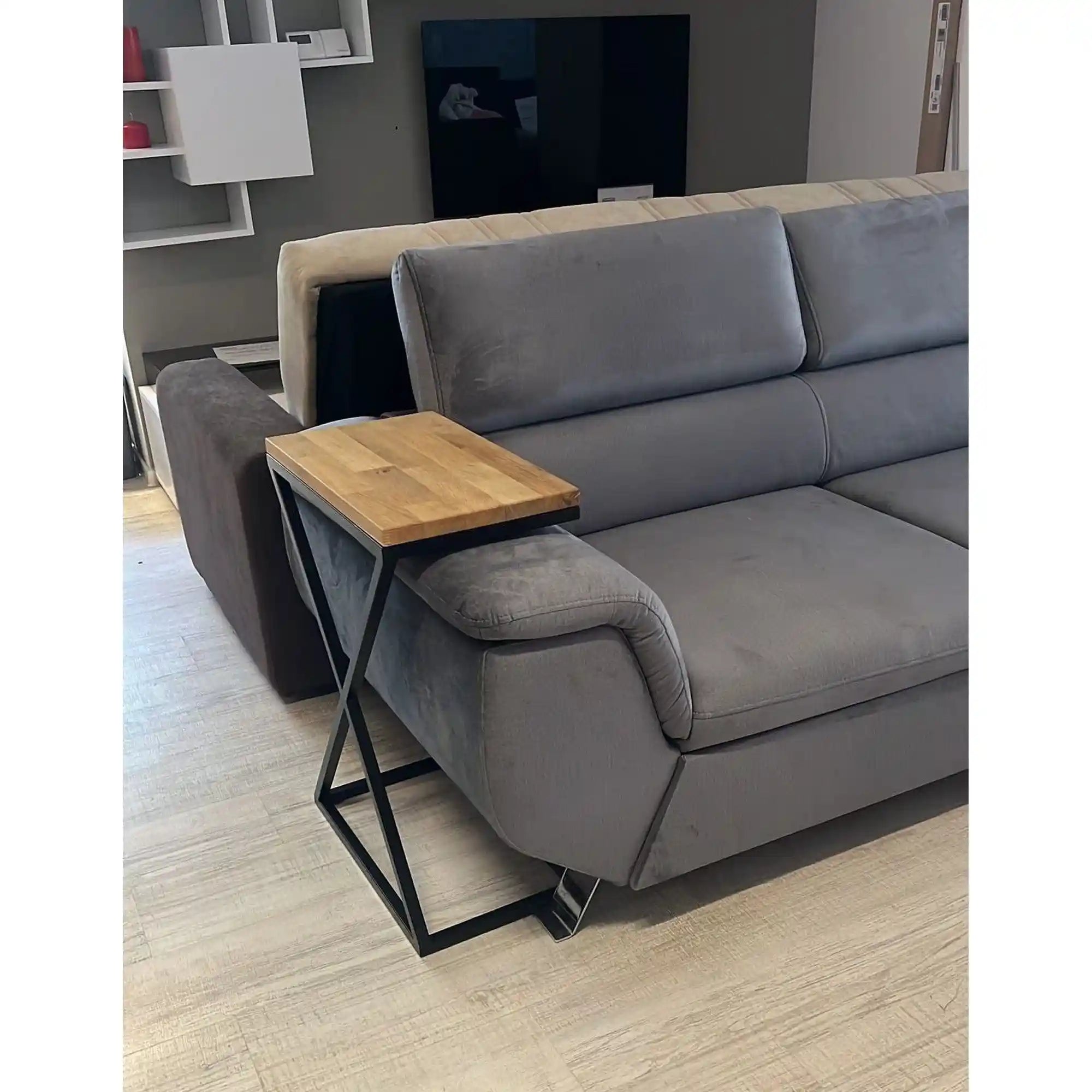 Masuta PORTO SANTORINI OCN-27452, stejar/negru