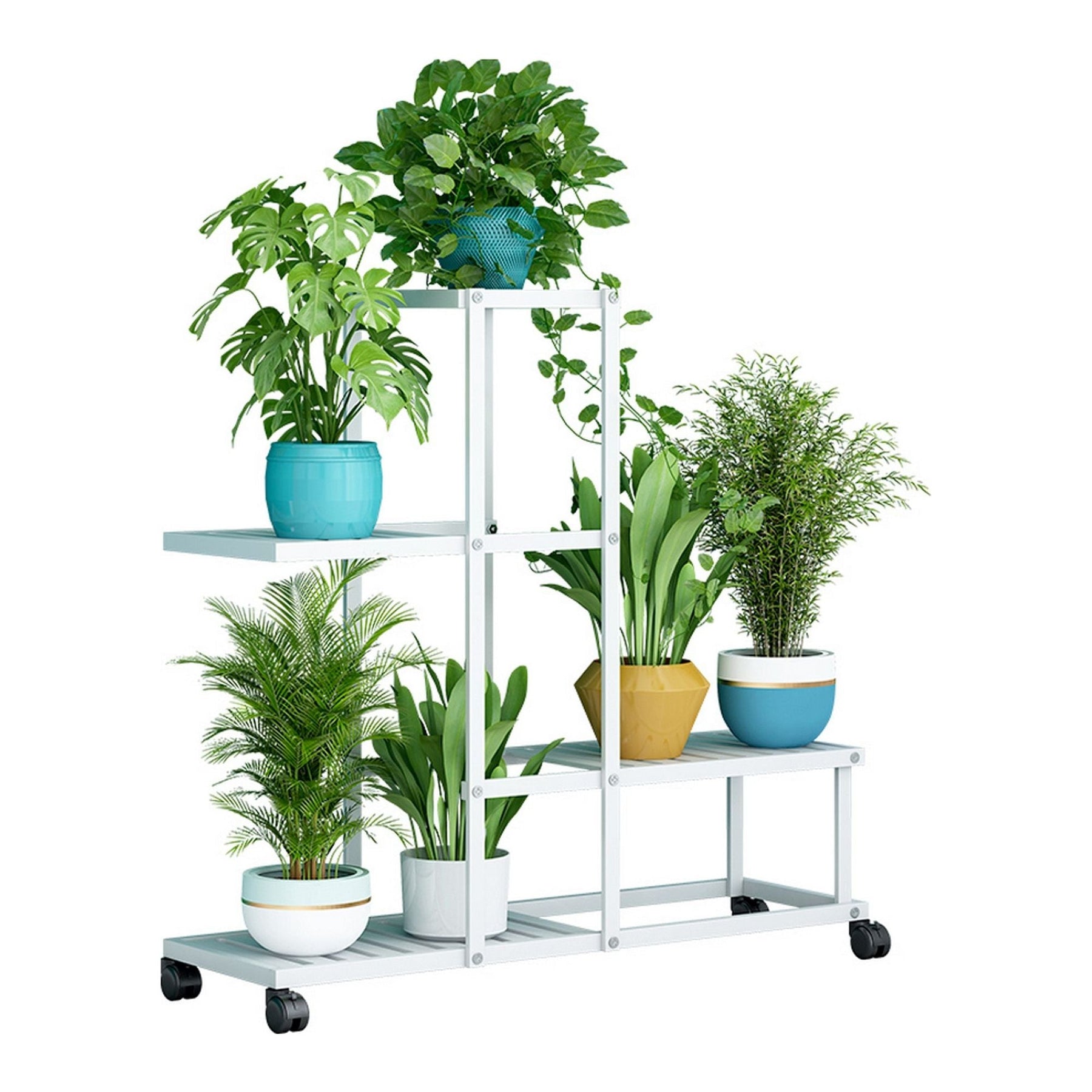 Raft MAVERO, alb, metal, multifunctional, 63x22.5x61.5 cm