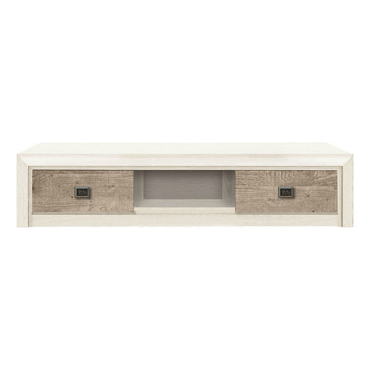 Comoda TV KOEN 2, pin canyon/stejar Karbel, PAL, 150x57x33 cm