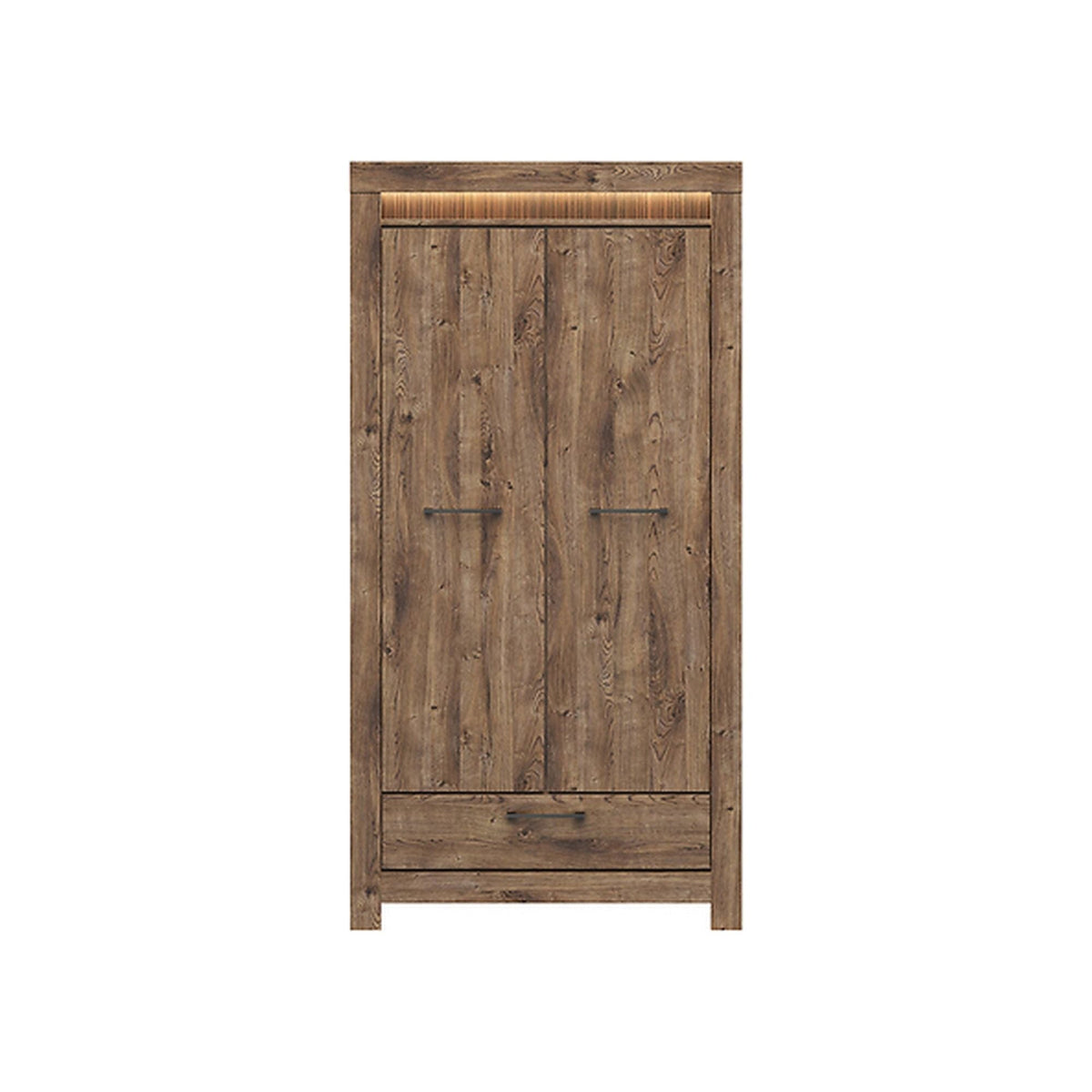 Dulap Torin cu 2 usi si un sertar, stejar, 62X102X200 cm