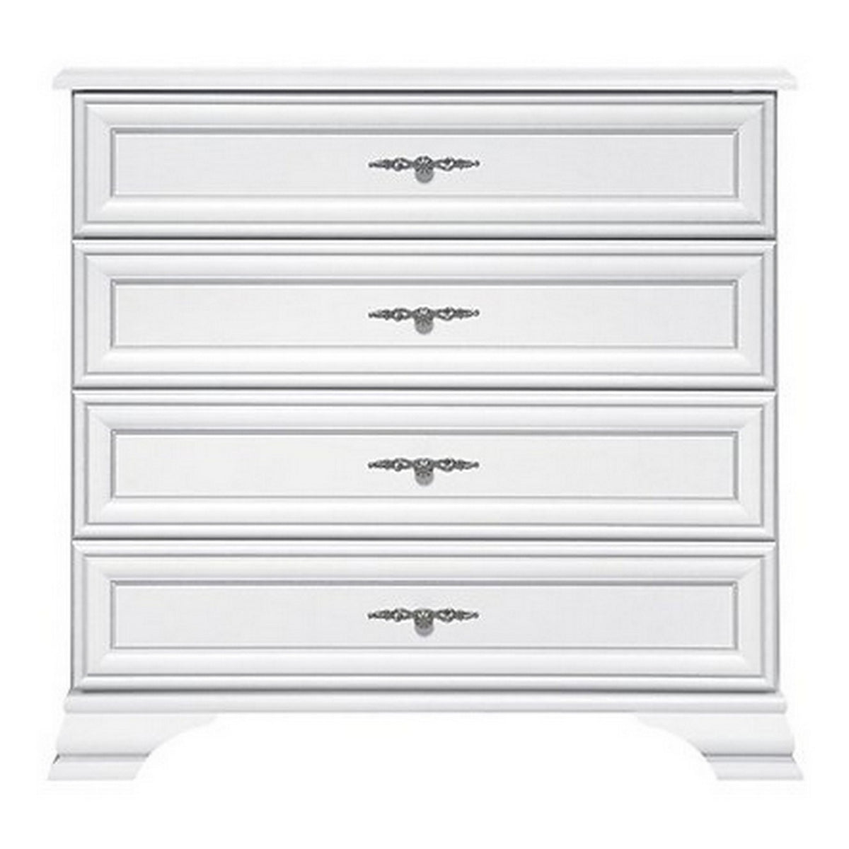 Comoda cu sertare mari IDENTO, alb, PAL, 95x45x90 cm