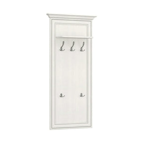 Mobila hol clasica TIFFANY II, PAL laminat/MDF/metal, grej