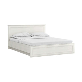 Mobilier dormitor clasic TIFFANY II-2, PAL laminat/MDF/metal, grej