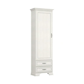 Mobilier dormitor clasic TIFFANY II-2, PAL laminat/MDF/metal, grej