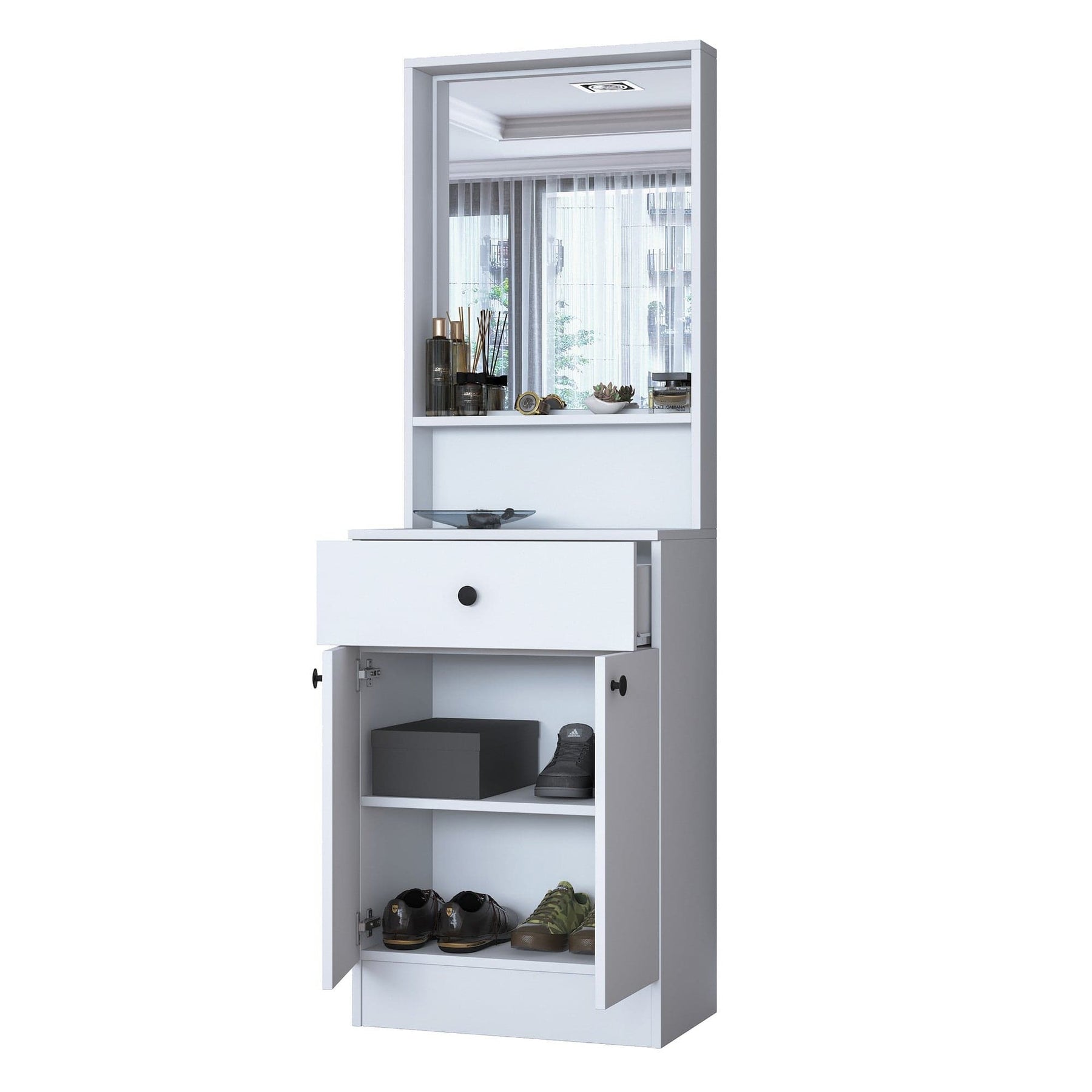 Mobilier hol AMSTERDAM OCN-32688, alb