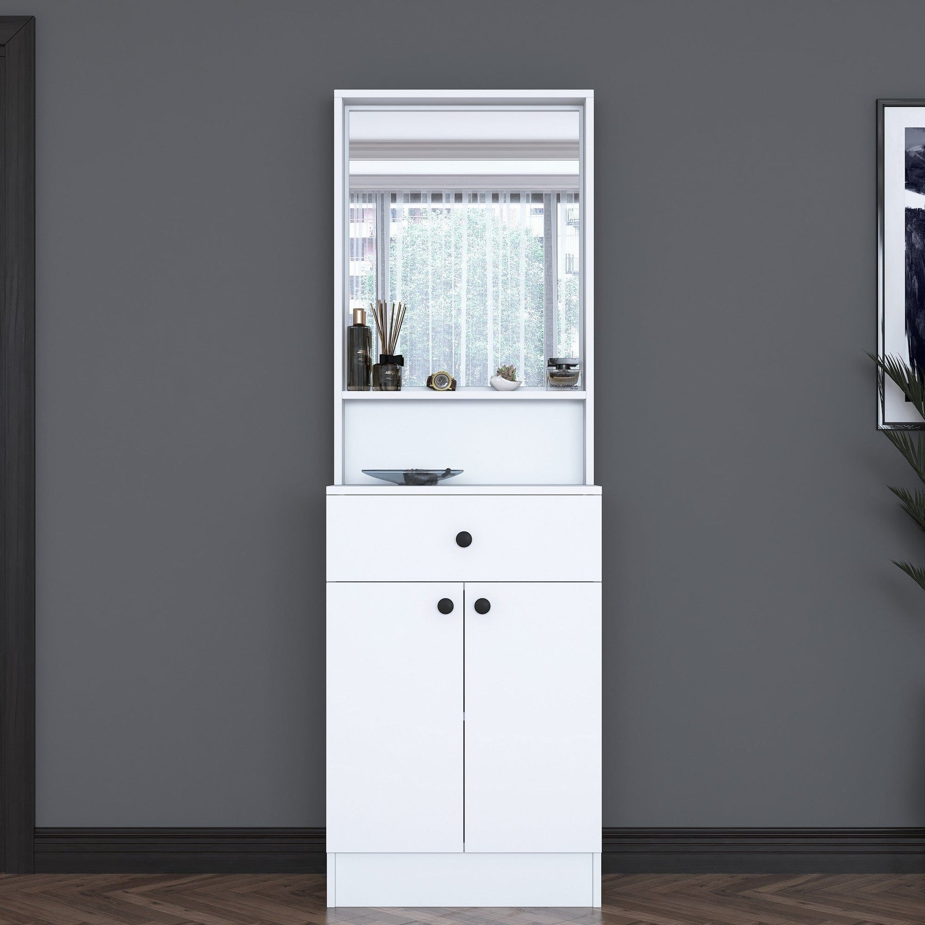 Mobilier hol AMSTERDAM OCN-32688, alb