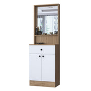 Mobilier hol AMSTERDAM OCN-32689, stejar/alb