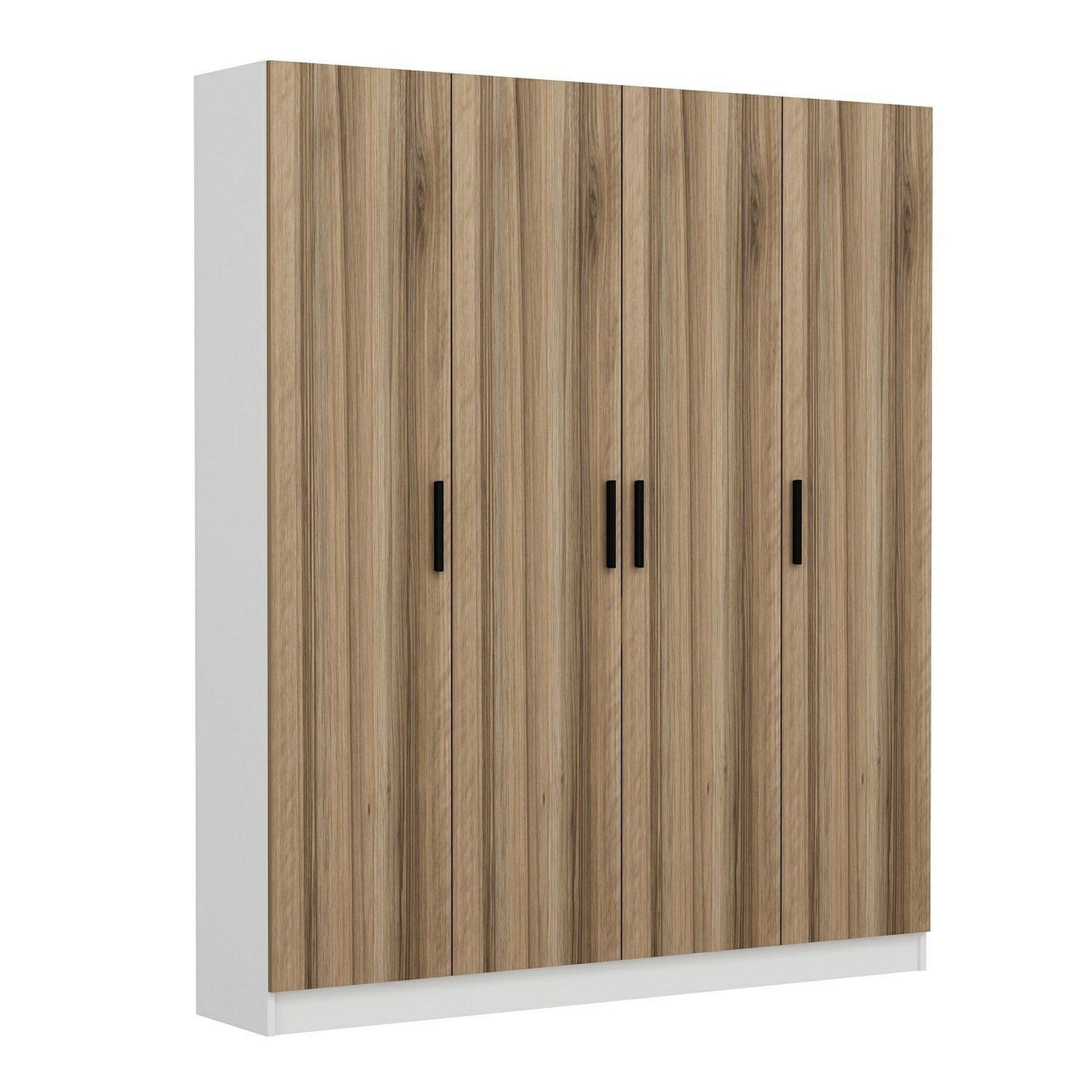 Mobilier hol AMSTERDAM OCN-32716, stejar/alb