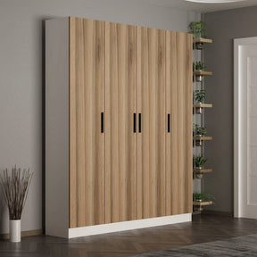 Mobilier hol AMSTERDAM OCN-32716, stejar/alb